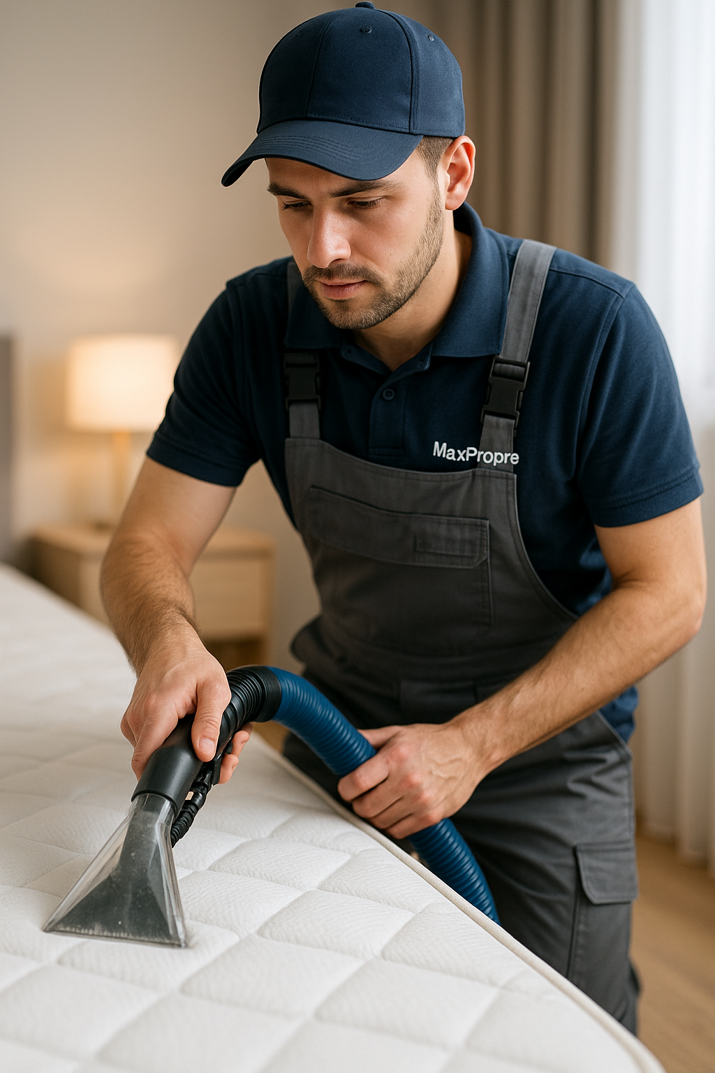 Nettoyage matelas professionnel à domicile - MaxPropre