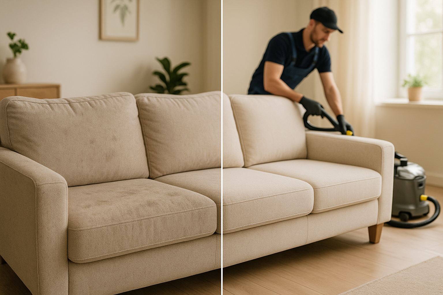 Résultats visibles après nettoyage professionnel