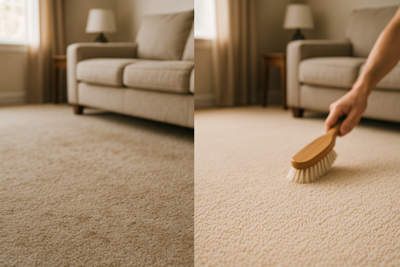 Nettoyage professionnel de tapis - améliore hygiène et couleurs