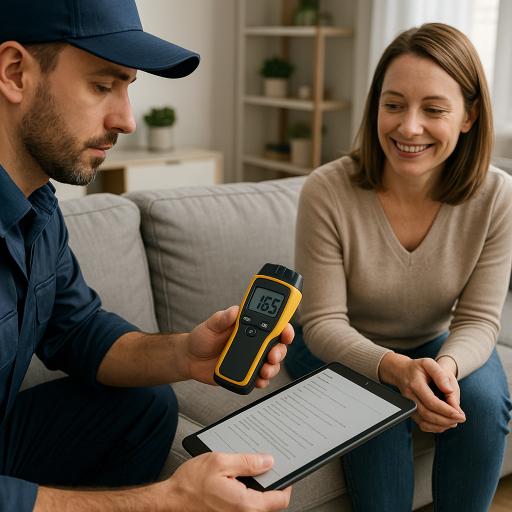 Intervention professionnelle nettoyage canapé MaxPropre