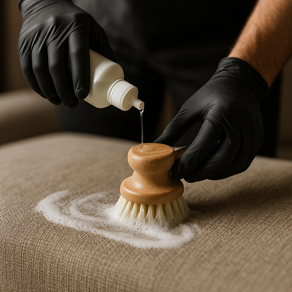 Résultats nettoyage canapé injection extraction