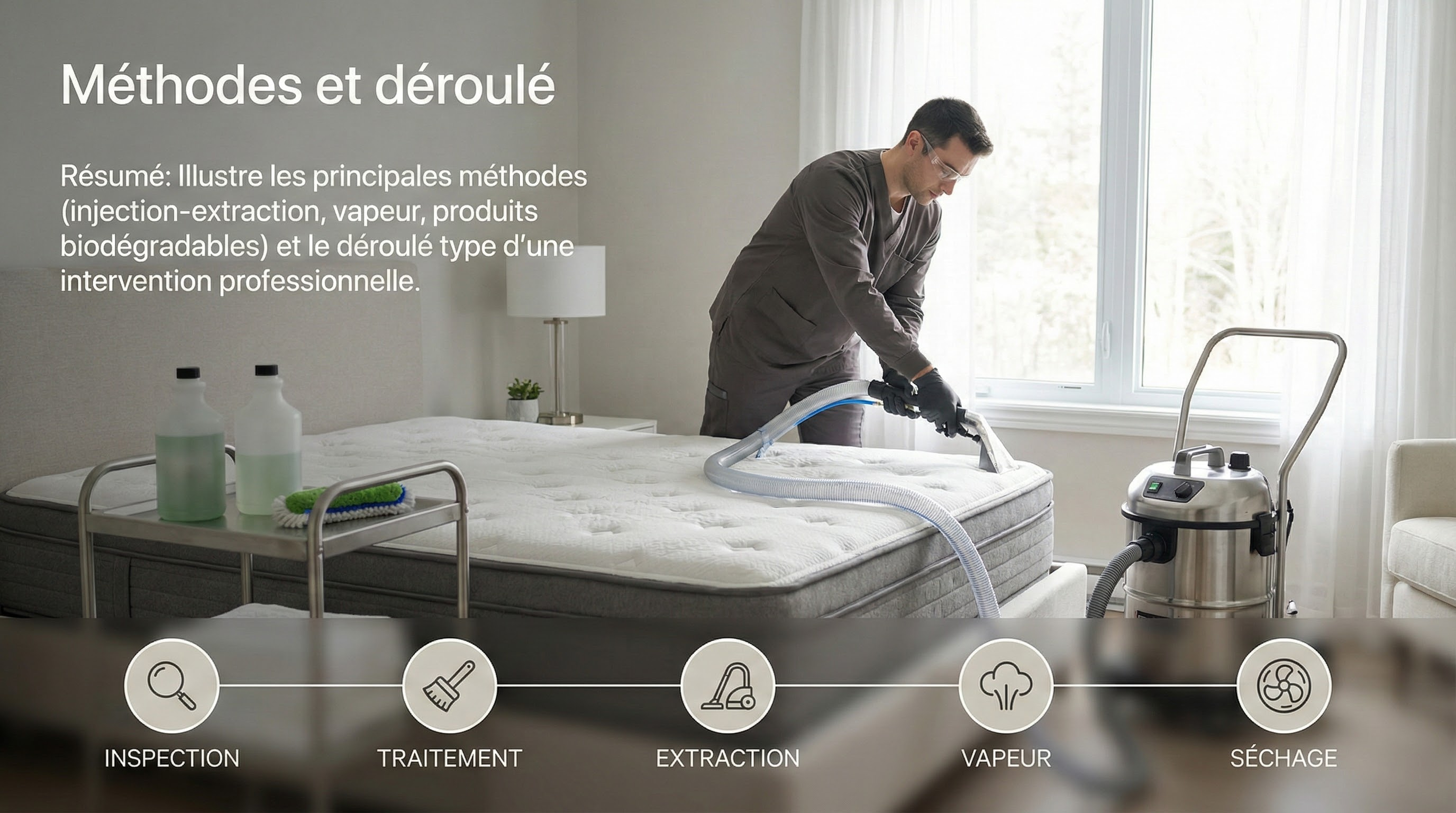 Méthodes professionnelles de nettoyage de matelas - MaxPropre