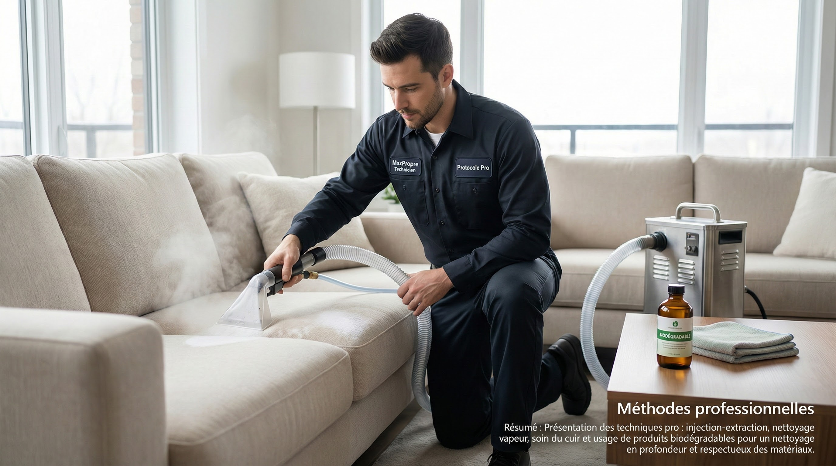 Équipement professionnel MaxPropre pour taches de vin