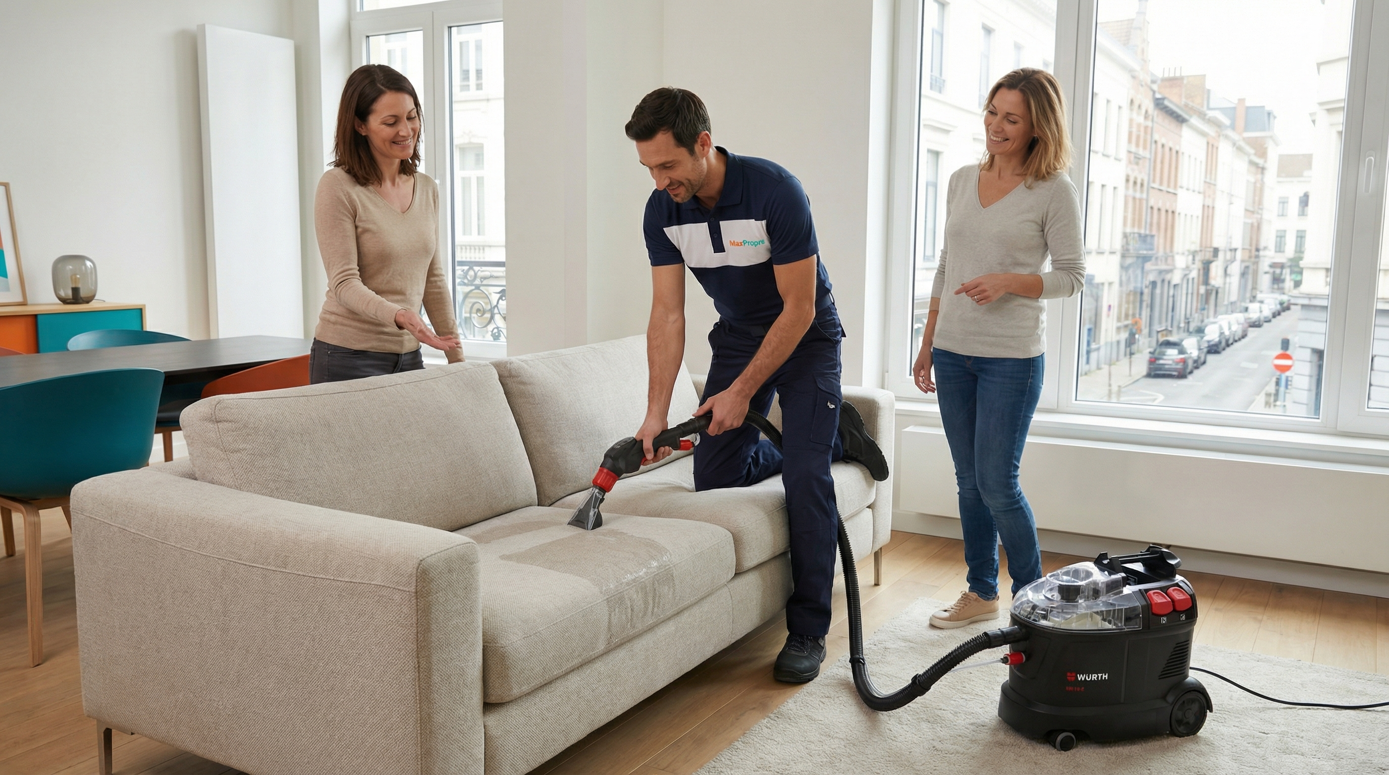 Nettoyage canapés et matelas à domicile Bruxelles - MaxPropre