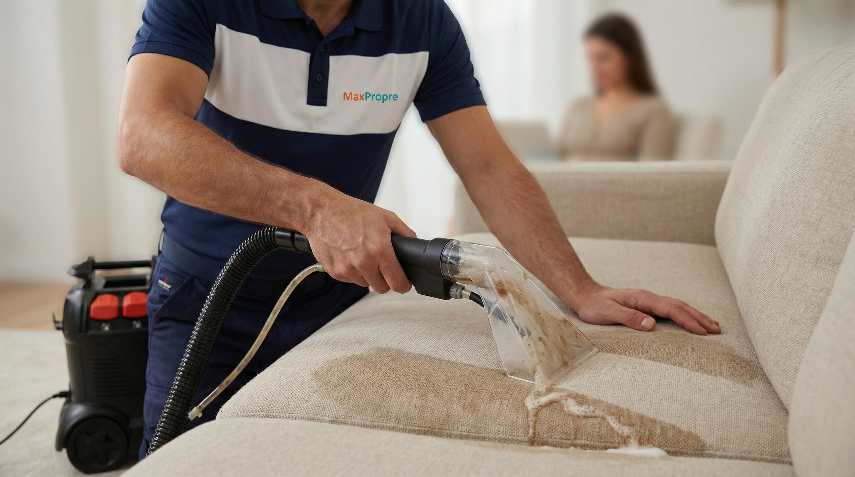 Tarifs indicatifs nettoyage canapés matelas tapis vitres Bruxelles - MaxPropre